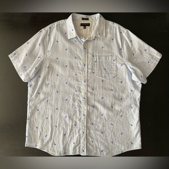 BANANA REPUBLIC Soft Cotton Slim-Fit Button Down Shirt sz XXL - Picture 1 of 5